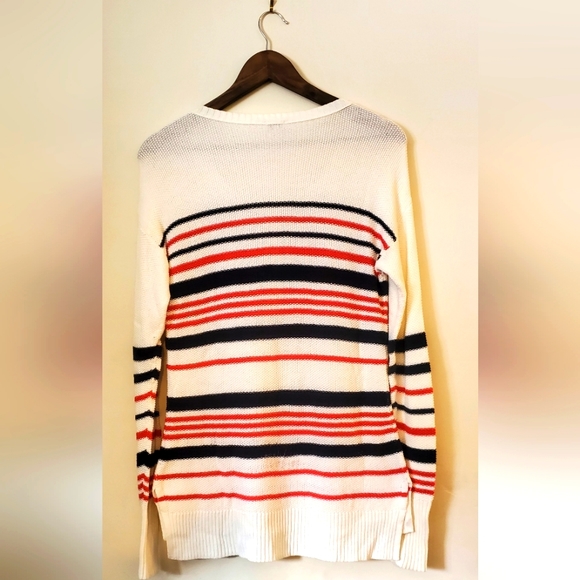 Light weight Kismet striped knit sweater Sz Sm - Picture 2 of 4